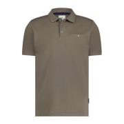 Bruin poloshirt met korte mouw State of Art , Brown , Heren