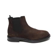 Suede Enkellaarzen Marrone Aw23 Alexander Hotto , Brown , Heren