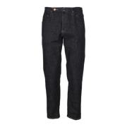 Stretch Denim Jeans Incotex , Blue , Heren