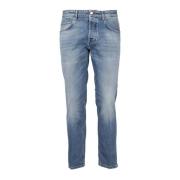 Mid Denim Jeans Don The Fuller , Blue , Heren