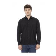 Katoenen knoopshirt Baldinini , Black , Heren