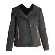 Tijdloze Antraciet Blouson Jas Alviero Martini 1a Classe , Gray , Dame...