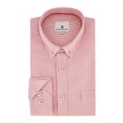 Casual Roze Shirt met Button-Down Kraag State of Art , Pink , Heren