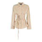 Elegante Blouse Federica Tosi , Beige , Dames