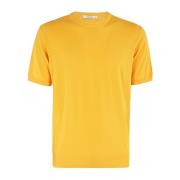 Casual Katoenen T-shirt Kangra , Yellow , Heren