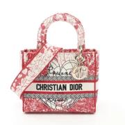 Pre-owned Canvas dior-bags Dior Vintage , Red , Dames