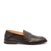 Bruin Leren Loafer Schoen Alexander Hotto , Brown , Heren