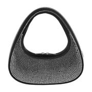 Kristal Baguette Swipe Tas Coperni , Black , Dames