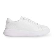 Raised Cupsole Lace Damessneakers Calvin Klein , White , Dames