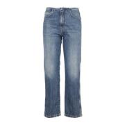 Cropped Slim Fit Jeans Covert , Blue , Dames