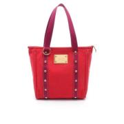 Pre-owned Canvas shoulder-bags Louis Vuitton Vintage , Red , Dames