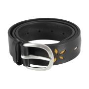 Klassieke Leren Riem Orciani , Black , Heren