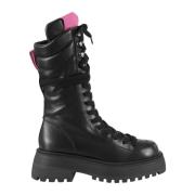 Lace-up Boots 3Juin , Black , Dames