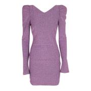 Zwarte Isabel Stijlvolle Jurk Aniye By , Purple , Dames