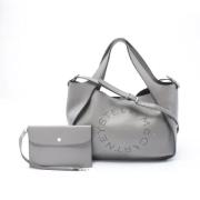 Pre-owned Leather handbags Stella McCartney Pre-owned , Gray , Dames