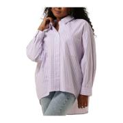 Gestreepte Blouse met Dropped Shoulder Colourful Rebel , Purple , Dame...