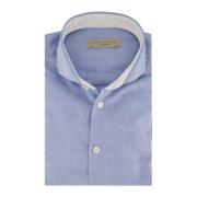 Zakelijk Overhemd Blauw Tailored Fit John Miller , Blue , Heren