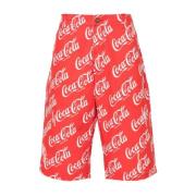 Coca-Cola Print Shorts ERL , Red , Heren