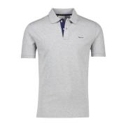 Grijze poloshirt korte mouw Gant , Gray , Heren