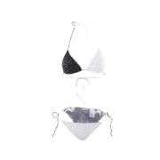 Pailletten Micro Bikini Zee Kleding Oseree , Black , Dames