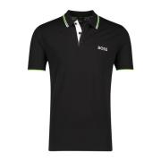 Zwart poloshirt met korte mouw Hugo Boss , Black , Heren