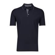 Polo Shirt Korte Mouw Donkerblauw Bugatti , Blue , Heren