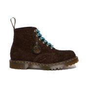 101 Hardware Suede Dark Brown Laarzen Dr. Martens , Brown , Unisex