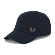 Klassieke Piqué Katoenen Pet Navy Fred Perry , Blue , Dames