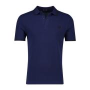 Donkerblauw poloshirt korte mouw Fred Perry , Blue , Heren