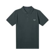 Slim Fit Plain Polo Night Green Fred Perry , Green , Heren