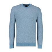 Blauwe Ronde Hals Trui Hugo Boss , Blue , Heren