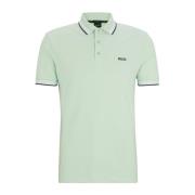 Groene Paddy Polo Korte Mouw Hugo Boss , Green , Heren