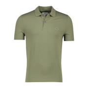 Groene polo korte mouw regular fit Lacoste , Green , Heren