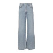 Ribcage Wide Leg Jeans Levi's , Blue , Dames