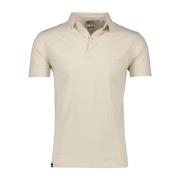 Gestreept poloshirt korte mouw beige Superdry , Beige , Heren