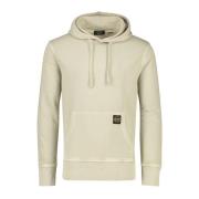 Beige Hoodie Slim Fit Katoen Superdry , Beige , Heren