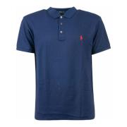 Frans Marineblauw Gebreid Ralph Lauren , Blue , Heren