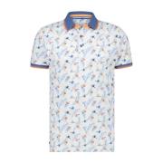 Lichtblauw poloshirt met korte mouw A fish named Fred , Multicolor , H...