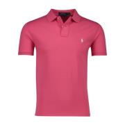 Roze Slim Fit Polo Shirt Ralph Lauren , Pink , Heren