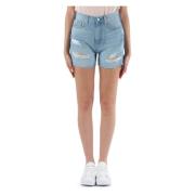 Mom Fit Denim Shorts Calvin Klein Jeans , Blue , Dames