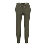 Groene Chino Broek Slim Fit Alberto , Green , Heren