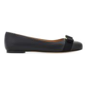 Zwart Biscuit Varina Flats Salvatore Ferragamo , Black , Dames