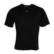 Tijgerprint Korte Mouwen T-shirt Dolce & Gabbana , Black , Heren