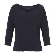 Klassiek V-hals Shirt Betty & Co , Blue , Dames