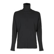 Stijlvolle Longsleeve Top MM6 Maison Margiela , Black , Heren