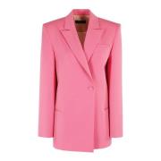 Modieuze Jas Ssheena , Pink , Dames