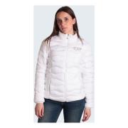 Core Lady Witte Pufferjas Emporio Armani EA7 , White , Dames