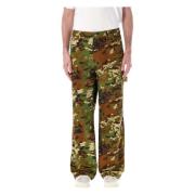 Camo Painter Pant Broek Awake NY , Multicolor , Heren