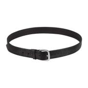 Leren Cross Riem Orciani , Black , Heren