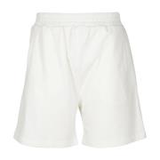 Casual Bermuda Sweatpants Dondup , White , Heren